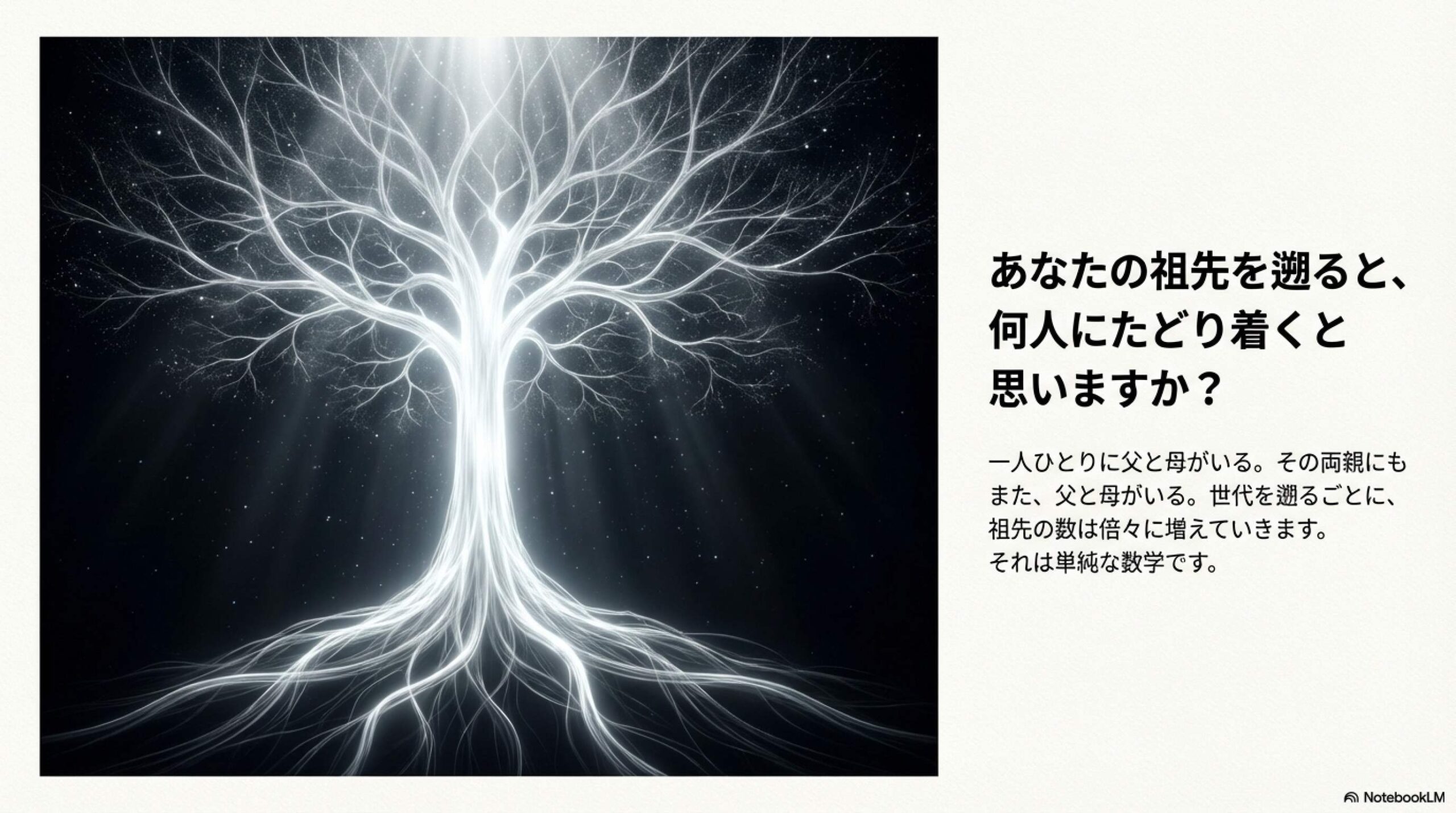 家系図のパラドックス