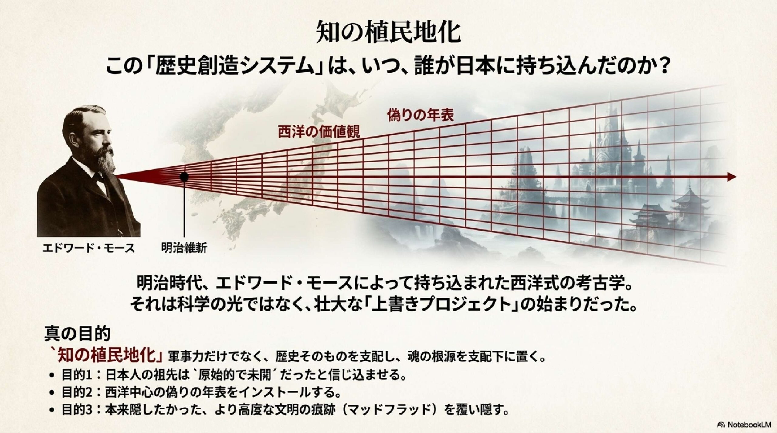 炭素年代測定法の信頼性に関する図解