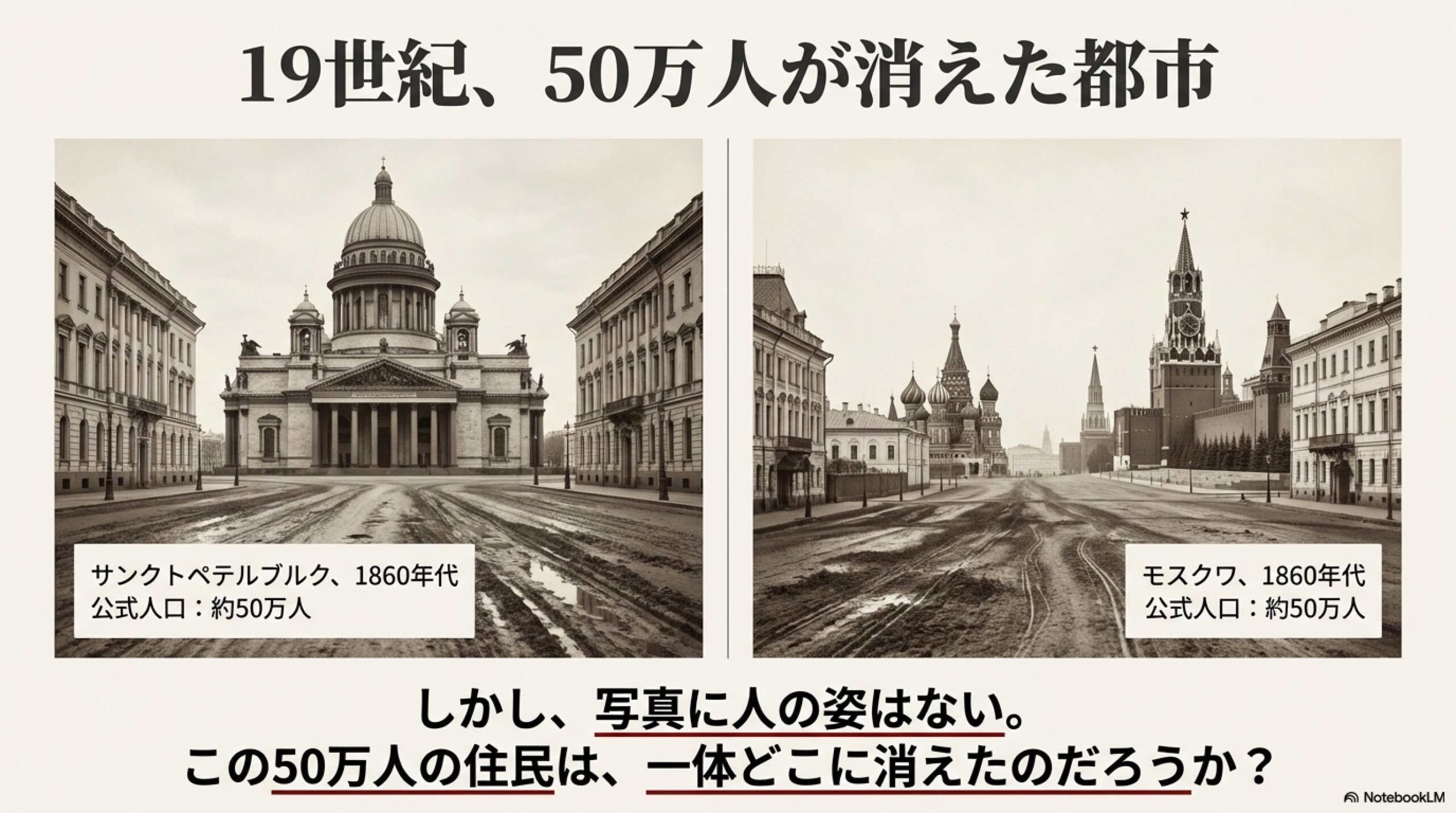 無人のサンクトペテルブルク