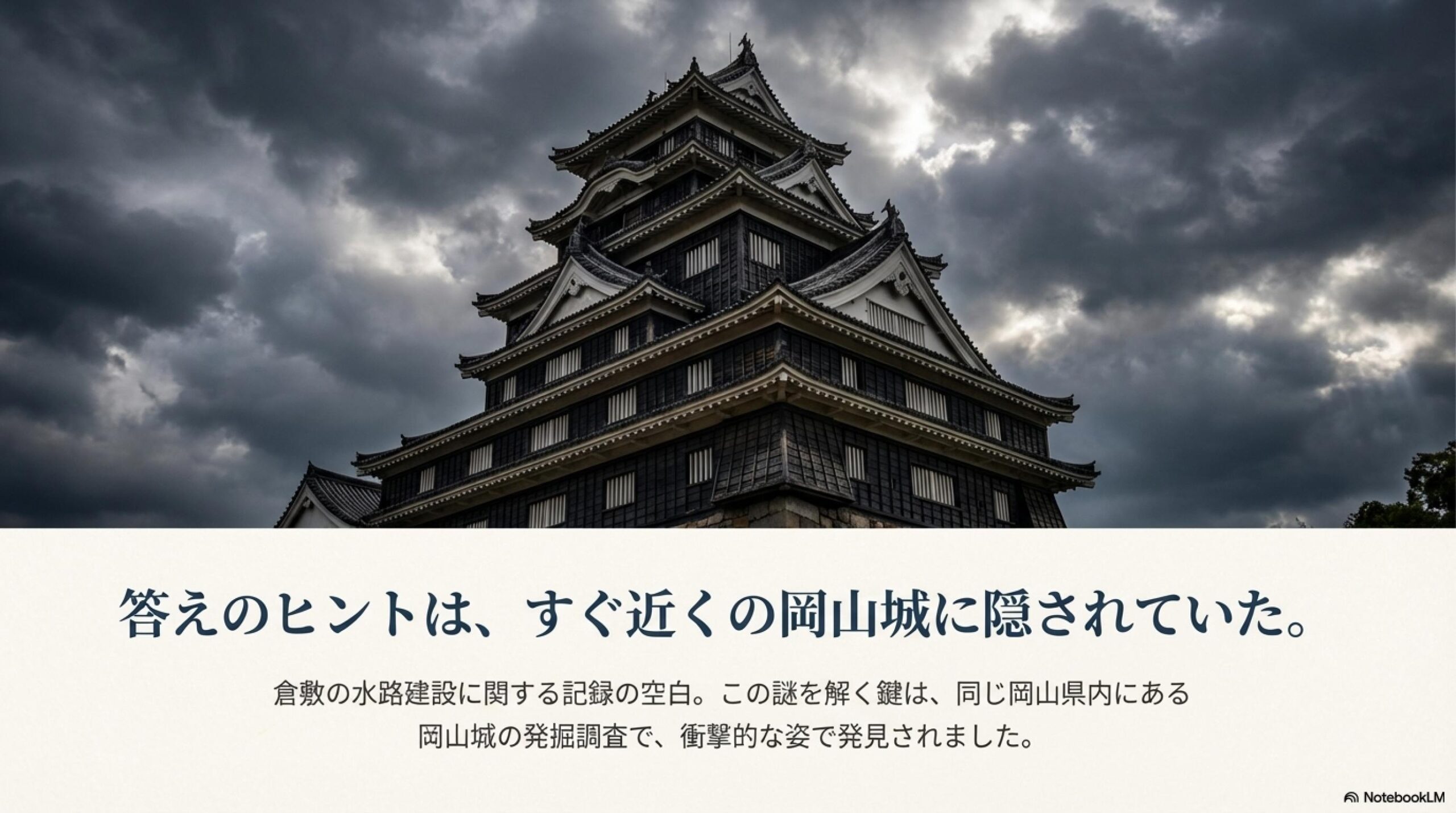 倉敷の精巧な石垣水路