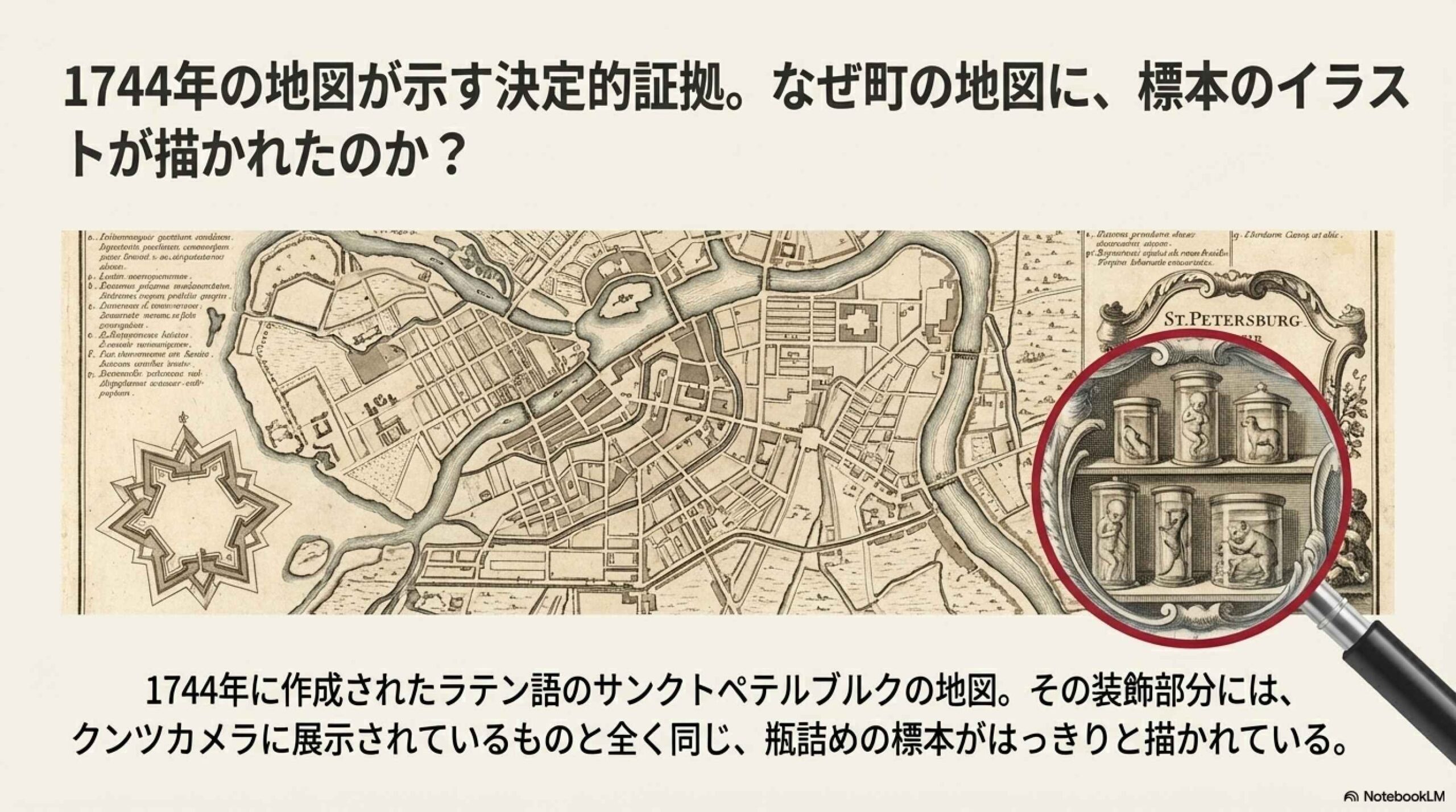 複数の胎児が瓶詰めにされている