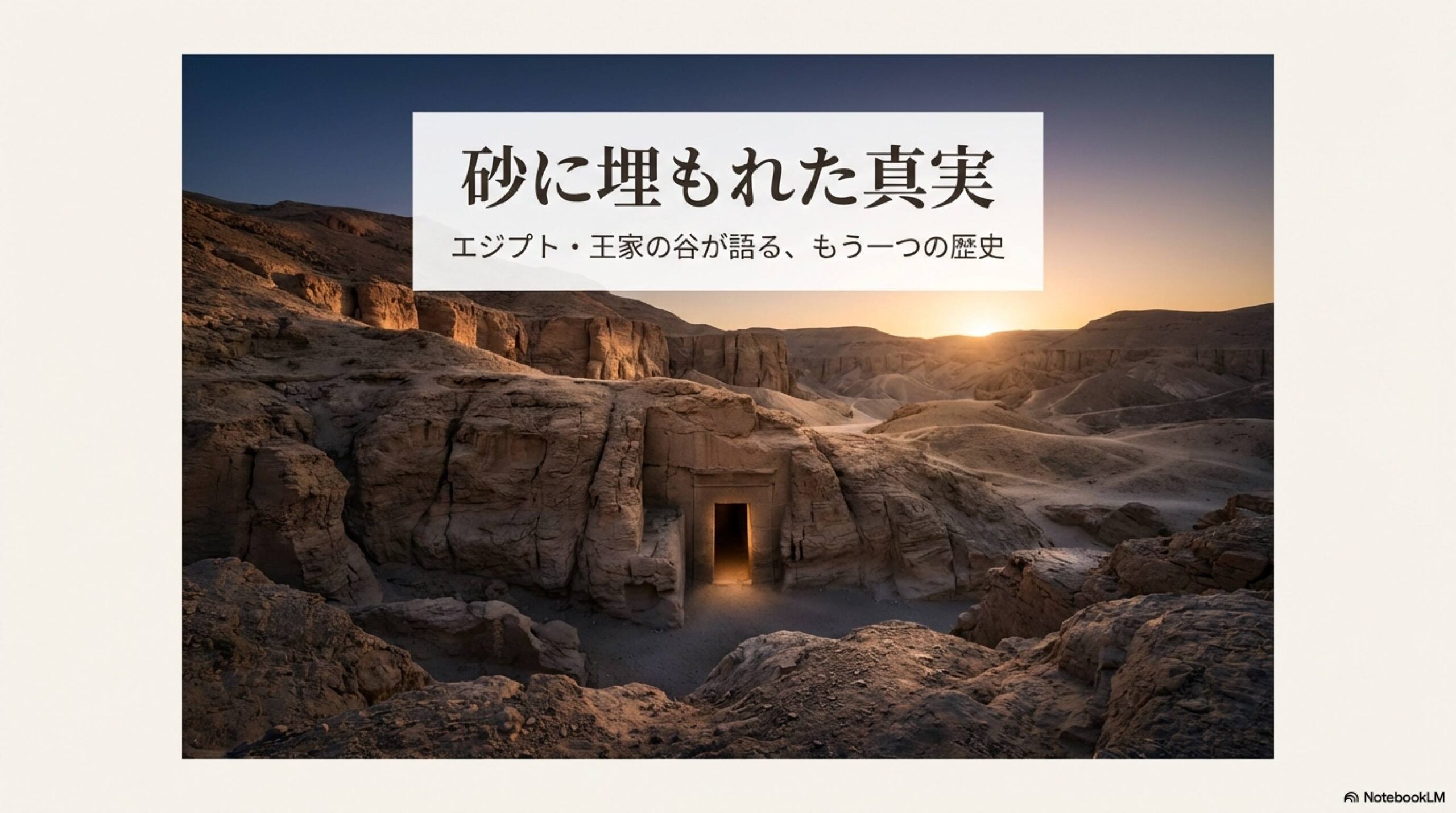 王家の谷に点在する遺跡群