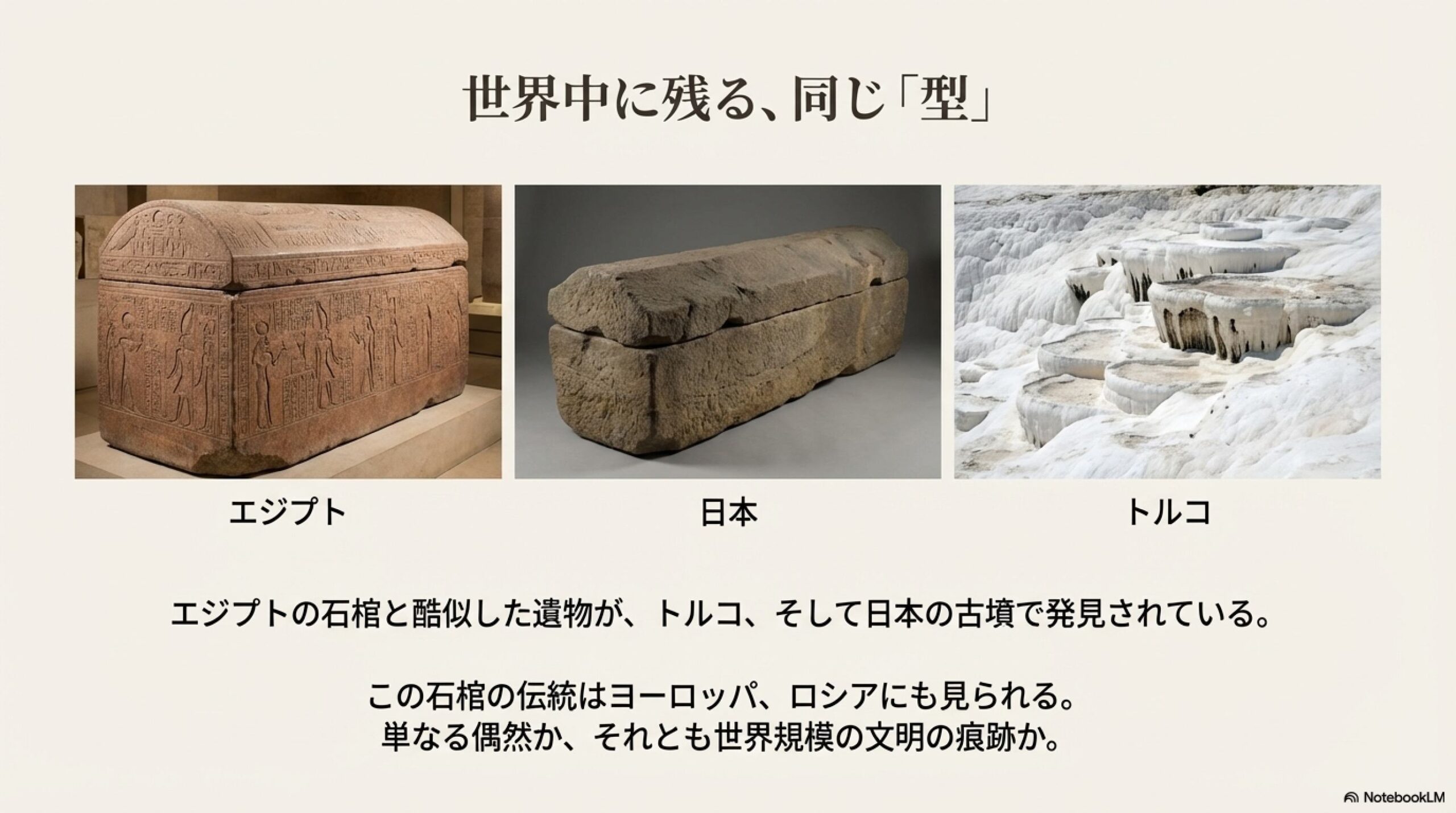 世界各地で見られる石棺